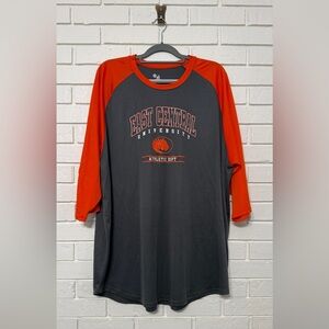 Men’s East Central University Athletic Dept shirt. 3/4 sleeve. Size 2X